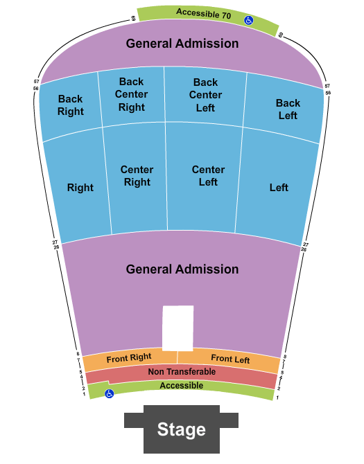 Red Rocks Amphitheatre Head and the Heart Seating Chart